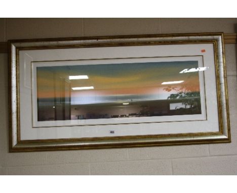 AFTER LAWRENCE COULSON 'UNTIL TOMORROW', a limited edition colour print, no 53/295, signed and numbered in pencil, 34cm x 94c