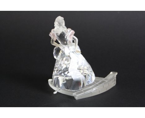 A BOXED SWAROVSKI CRYSTAL 'CINDERELLA', (missing 'slipper')