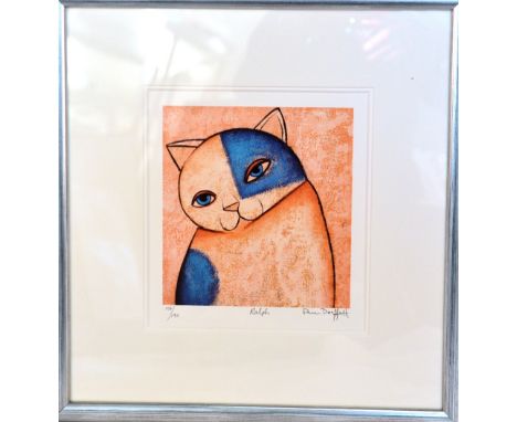 AFTER PAINE PROFFIT, 'Ralph', a limited edition print 153/195, signed, titled and numbered by the artist, 26cm x 23cm, framed