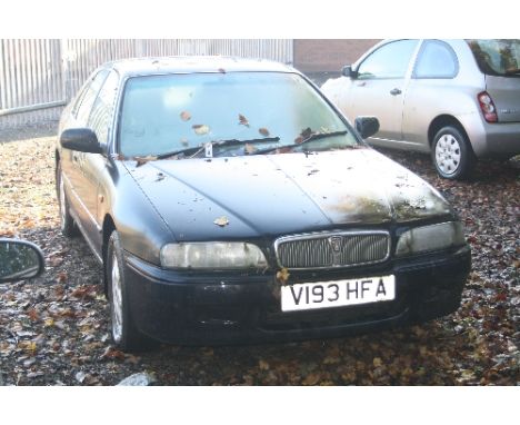 A ROVER 620 SLI AUTO SALOON, blue, Reg No V193 HFA, 2 litre petrol, automatic gearbox,(four previous owners, no receipts or M