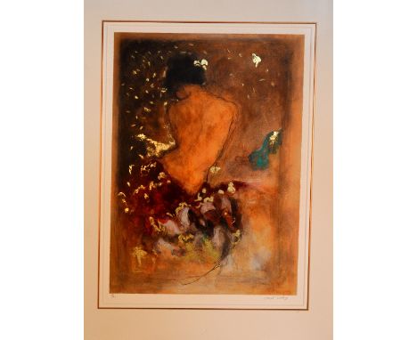 AFTER JANET TREBY, 'Carmen', a limited edition print 27/95, signed and numbered by the artist, 70cm x 50cm, with certificate,