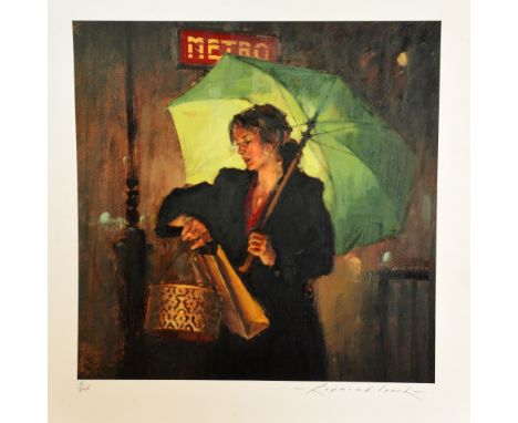 AFTER RAYMOND LEECH, untitled, a limited edition print 2/295, signed and numbered by the artist in pencil, 40cm x 40cm, unfra