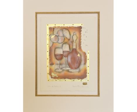 AFTER KEVIN BLACKHAM, 'Vin de Table (11)', print, signed by the artist, 42cm x 31cm, unframed