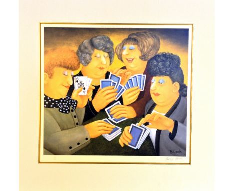 AFTER BERYL COOK, 'A Full House', a limited edition print 606/650, signed and numbered, 48cm x 44cm, with certificate, unfram