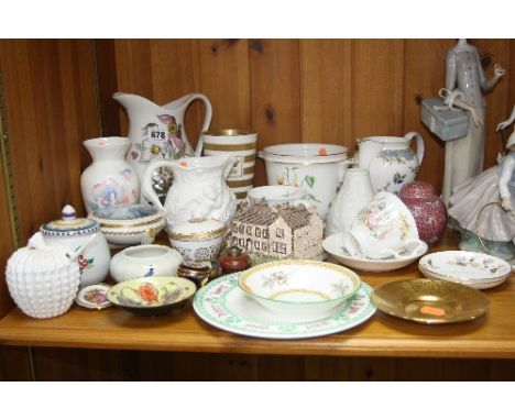 A GROUP OF CERAMICS, to include Portmeirion, Minton, Spode, Poole etc