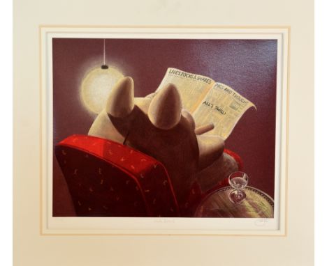AFTER A.J.CALLAN, 'Well Bread', a limited edition print 53/195, signed, titled and numbered by the artist in pencil, 48cm x 4