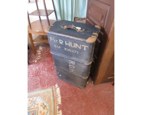 Old canvas trunk