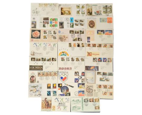 First Day Cover Collection. 9 x Limited Edition Bradbury FDCs with various Stamps and different FDI Postmarks, 9 x FDCs with 