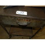 Cabinet, with casters.