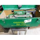Greenlee portable bandsaw.