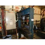 LOADING FEE $80: Dake hydraulic H-frame press, 50 T.