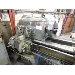 LOADING FEE $90:Monarch lathe, 18.5" swing, 54" c to c, taper attachments, 7'3",