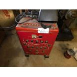 Forney tig welder, assorted welding rods.