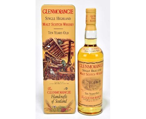 WHISKY; a single bottle of Glenmorangie Single Highland Malt Scotch whisky, aged 10 years, 40%, 700ml, cased.