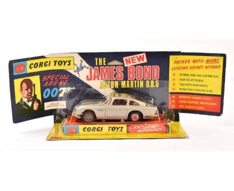 CORGI; a boxed model 270 The New James Bond Aston Martin DB5, Special Agent 007, with orignal seal which includes envelope, p