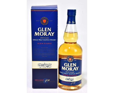 WHISKY; a single bottle of Glenmoray Speyside Single Malt Scotch whisky, 40%, 700ml.