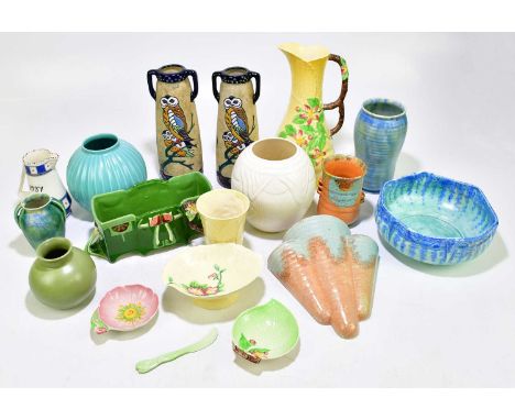 A quantity of decorative ceramics to include Carltonware, Poole Pottery, Spode, etc.
