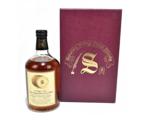 Standard VAT WHISKY; a single bottle of Signatory Vintage 1966 Caperdonich 30 Years Old Single Highland Malt Scotch whisky, b