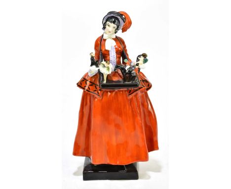 LESLEY HARRADINE FOR ROYAL DOULTON; a figure 'The Sketch Girl" (model 444), introduced 1923, withdrawn 1938, height 18cm, pri