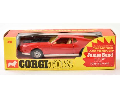 CORGI; a boxed model 391 Diamonds Are Forever James Bond 007 Ford Mustang.