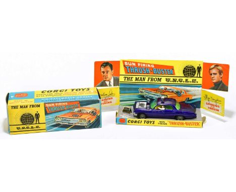 CORGI; a diecast model The Man from UNCLE gun firing 'Thrush-Buster', the car with original ring staging and box.