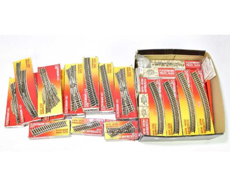 A large quantity of Fleischmann HO track.