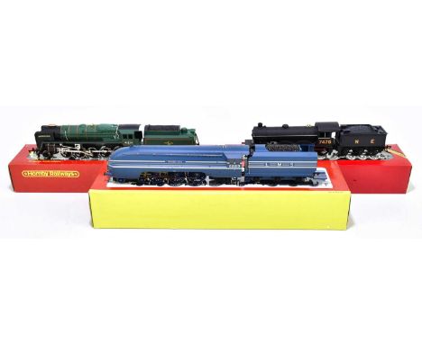 HORNBY; three boxed OO gauge locomotives and tenders to include R.2271 LMS 4-6-2 Princess Coronation class 6223 Princess Alic