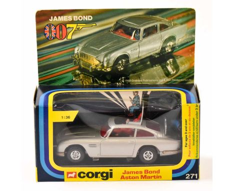 CORGI; model 271 James Bond Aston Martin.Condition Report: The villain figure is loose in the box.