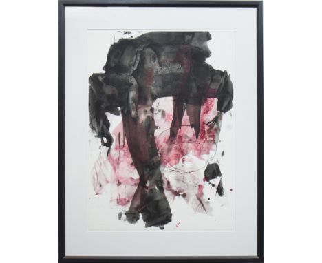 * WILLIAM JOHNSTONE OBE (SCOTTISH 1897 - 1981),UNTITLEDwatercolour, signed with initials "WJ" low centre77cm x 57cmMounted, f