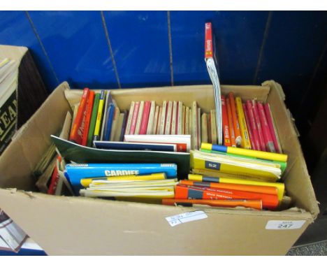 BOX OF VINTAGE ROAD MAPS