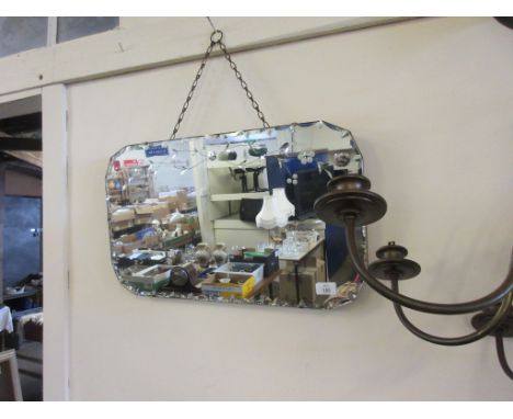 VINTAGE BEVELLED WALL MIRROR
