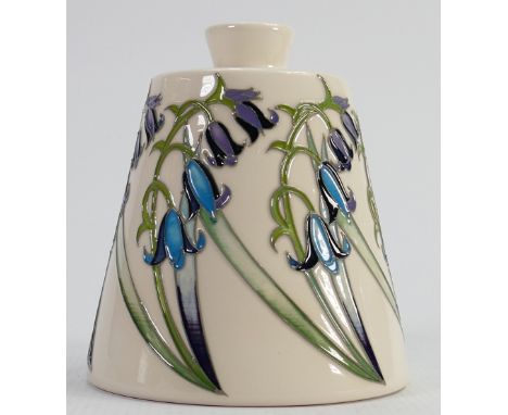 Moorcroft Renish Bluebell vase: Number 36 of a numbered edition and signed by designer Nicola Slaney. Height 20cm