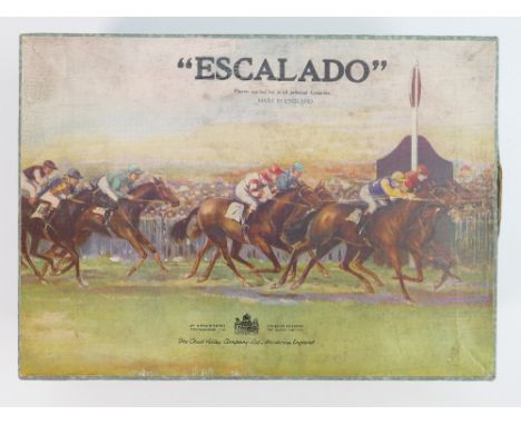 1950s Horse Racing Game Escalado: by The Chad Valley Company, in original box.