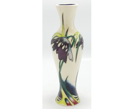 Moorcroft Soli Fleur vase: Collectors Club piece, height 21cm. 