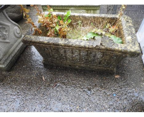 Oblong Decorative Garden Planter 