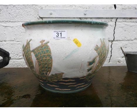 Glazed Planter 