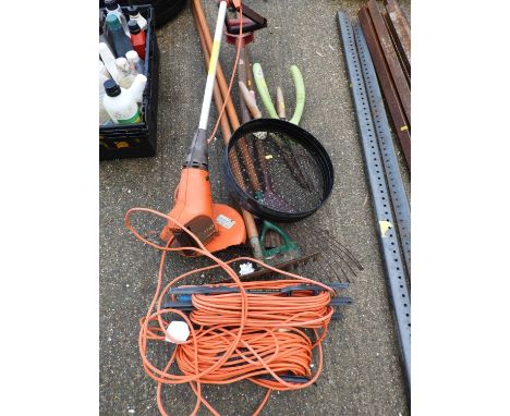 Garden Hand Tools, Electric Strimmer etc 