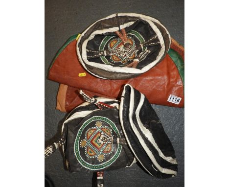 Leather Pouffe Covers 