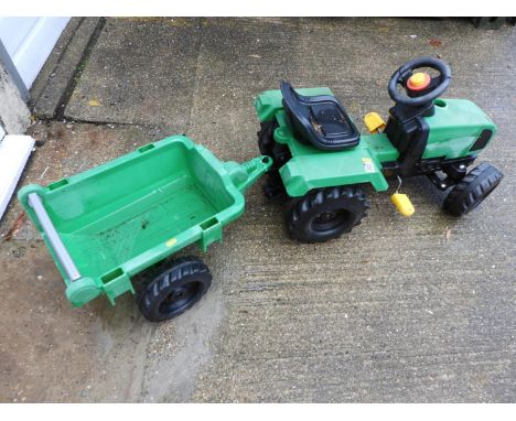 Pedal Tractor and Trailer 