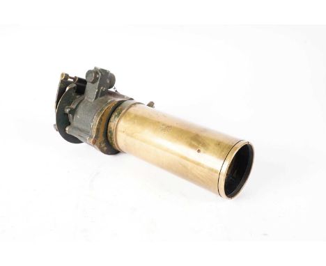 A WWII British military issue 7x50 Monocular Gunsight, by Ross of London, Patt. C353AH [?], No. 122087, uncased.