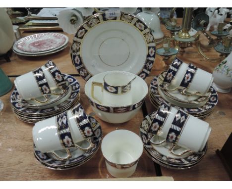 A vintage part tea service by Wellington China Crown Derby style design