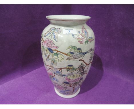 A oriental style ceramic vase 