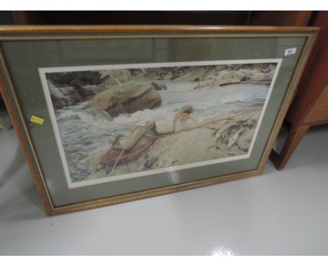 A print after John Singer Sargent 'On his holidays Norway'
