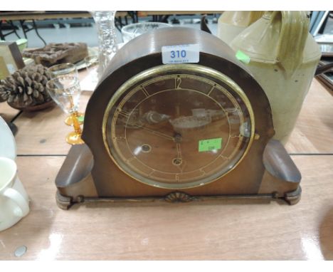 A mid 20th century mantel clock 