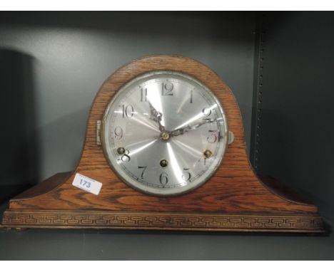 A mid 20th century mantel clock