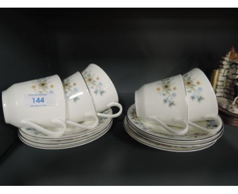 A Royal Doulton Pastorale part tea service, approx 12 pieces