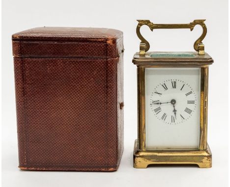 Cased 19th Century carriage clock