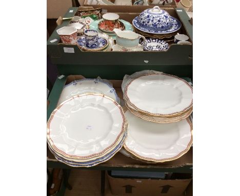 Collection of Royal Crown Derby china wares of various patterns early 20th to late 20th century plates, cups, saucers, blanks