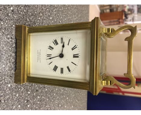 A carriage clock by Wilson & Sharpe
