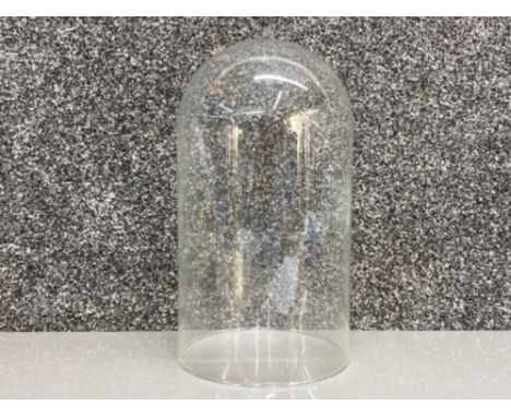Vintage clear glass dome display cover